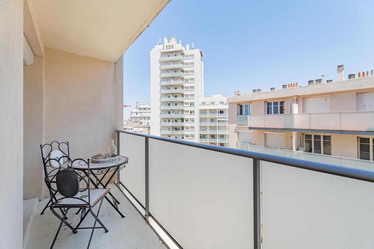 Studio Avec Balcon, Plage A 50M, Proche Vieux Port Marseille Bagian luar foto