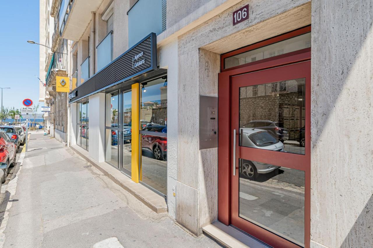 Studio Avec Balcon, Plage A 50M, Proche Vieux Port Marseille Bagian luar foto